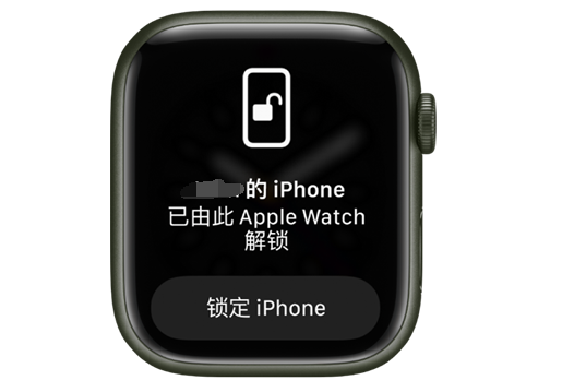 大冶苹果手机维修分享用 AppleWatch 解锁配备面容 ID 的 iPhone方法 